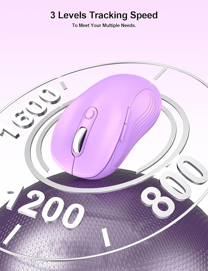 Trueque Wireless Mouse for Laptop, 2.4GHz Ergonomic Computer Mouse - Image 5