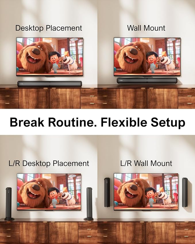 ULTIMEA 4.1ch Sound Bar for Smart TV - Image 6