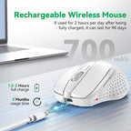 Bluetooth Mouse Rechargeable Wireless Mouse 2.4GHz - Image 5