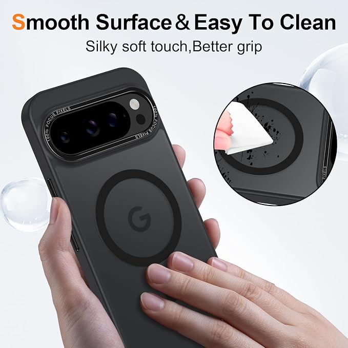 Magnetic for Google Pixel 10 Pro XL Case, Shockproof Slim Translucent Matte - Image 5