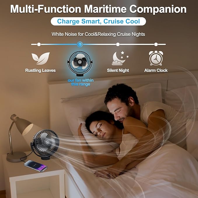 Magnetic Cruise Fan with 12000mAh Battery - Image 5