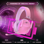Wireless Gaming Headset for PS5, Gamer Headphones for Nintendo Switch, 50H - Image 7