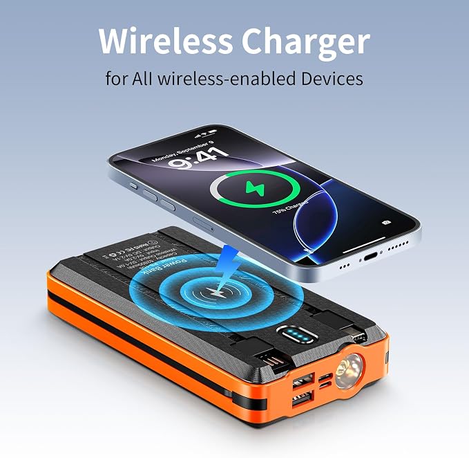 Solar Power Bank Portable Charger 52800mAh 5V/3A Fast Charging Battery Pack - Image 4