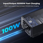 K&F CONCEPT V Mount Battery, 99Wh 6700mAh V-Mount Battery - Image 2