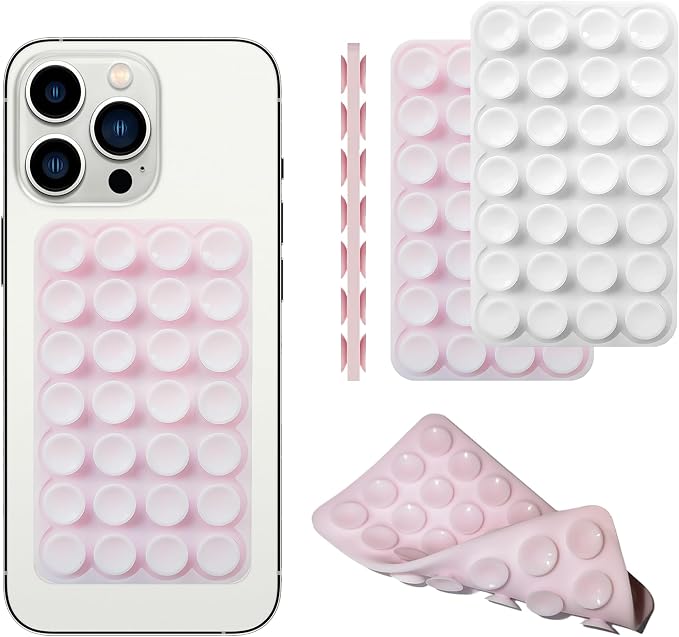 Silicone Double-Sided Suction Phone Grip Detachable Mount by DreamsLink