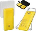 Q 10000mAh Power Bank, Slim Portable Charger, 4 Output External Battery Pack by BrandQ
