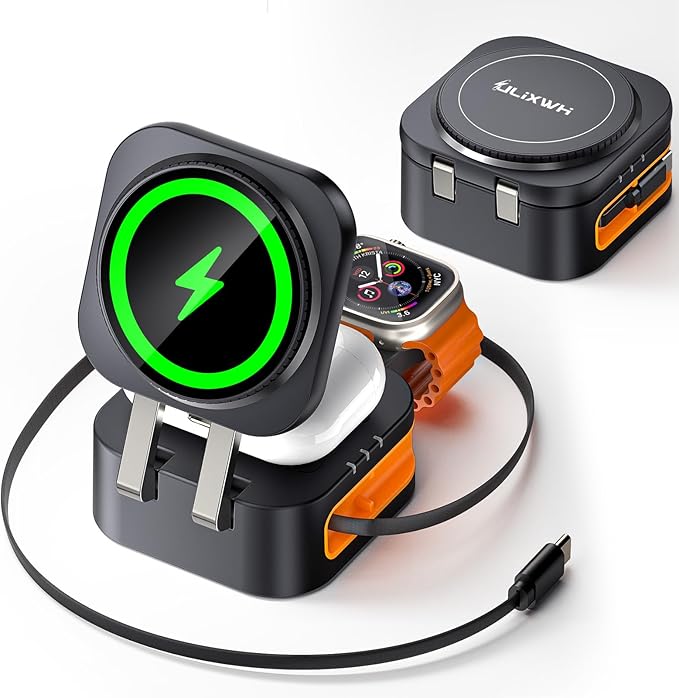 Retractable 3 in 1 Charging Station by ULiXWH