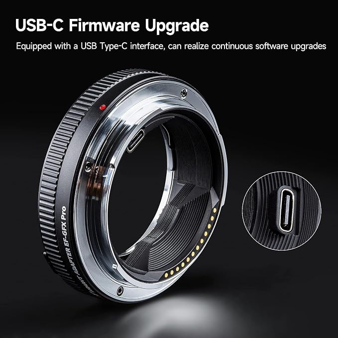 VILTROX EF-GFX Pro Lens Adapter EF Mount to GFX Mount Lens Adapter Converter - Image 4