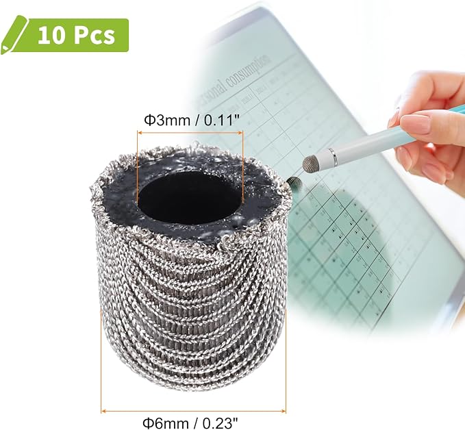 MECCANIXITY 10Pcs Replacement Fiber Mesh Tips - Image 2