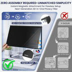 Magnetic Privacy Screen for Frameless Computer Monitor 27 Inch 16:9 Aspect Ratio - Image 5