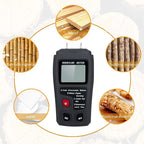 Digital Wood Moisture Meter Wood Humidity Tester Hygrometer Timber Damp - Image 7