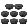uxcell 8 Pcs 53mm Desk Grommet, Plastic Cable Hole Cover, Wire Cord Cable by uxcell