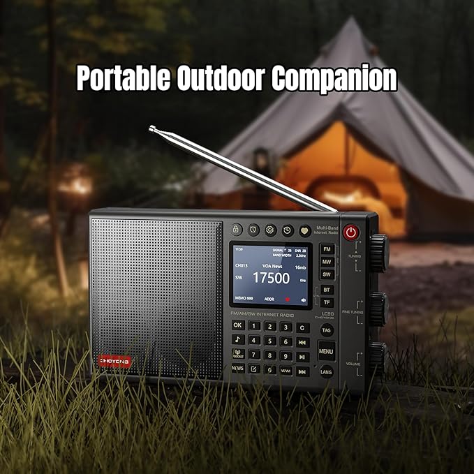 CHOYONG LC90 Wi-Fi/4G Internet Radio, Portable FM/LW/MW/SW Radio - Image 7