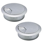 2 Pcs Desk Grommet 2-1/16" / 53 mm, Desk Cord Hole Cover, Cable Grommet ABS by EASYEAH