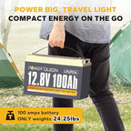Power Queen 12.8V 100Ah LiFePO4 Battery - Image 5