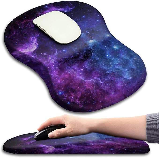 Mouse Pad Wrist Support, Ergonomic Mouse Pad by KUOSGM