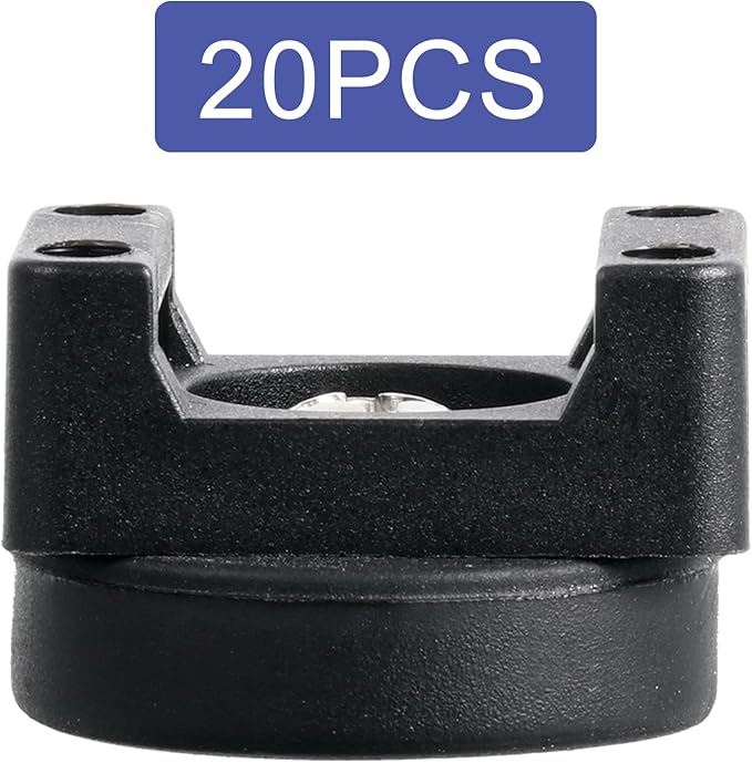 Yookeer Magnetic Zip Tie Mount Base Black Magnetic Cable Clips Wire Holder - Image 5