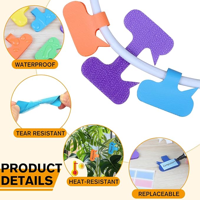 36Pcs Large Cable Cord Labels - Image 7