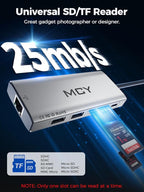 MCY USB C Hub, Laptop Docking Station Dual Monitor Single 8K, 10 in 1 Type-C - Image 6