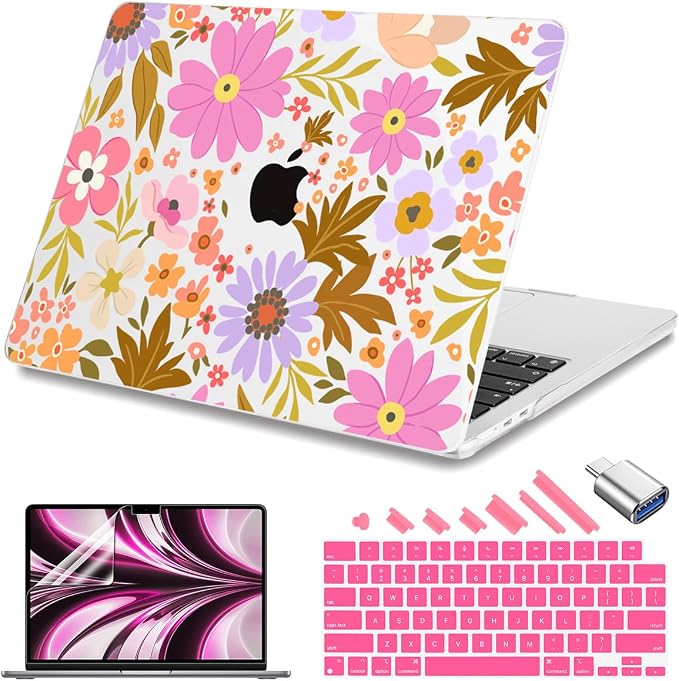 Teryeefi Compatible for MacBook Air 13.6 inch Case A3240 A3113 A2681, by Teryeefi