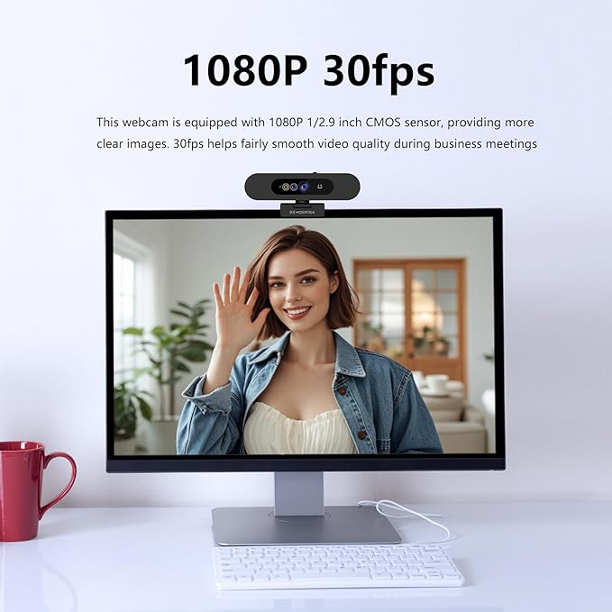 Window Hello Webcam, 1080P 30fps Camera - Image 3