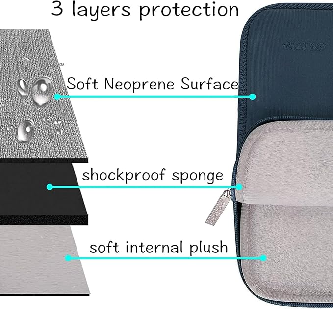 MOSISO Laptop Case 13.3 inch, 13-13.3 inch Laptop Sleeve Bag Compatible - Image 3