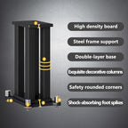 A Pair of Speaker Stands, Bookshelf Speaker Stand Steel Frame Support - Image 5