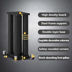 A Pair of Speaker Stands, Bookshelf Speaker Stand Steel Frame Support - Image 4
