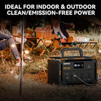 600W Portable Power Station EM600, 599.4Wh 162000mAh Solar Generator - Image 8