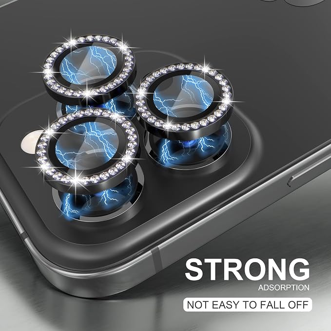 Choiche [3+1 for iPhone 14 Pro/iPhone 14 Pro Max Camera Lens Protector Bling - Image 6