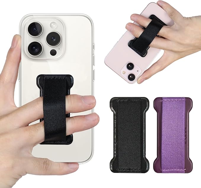Phone Grip Strap Holder for Hand, Universal Finger Strap Phone Holder, Finger by WUOJI