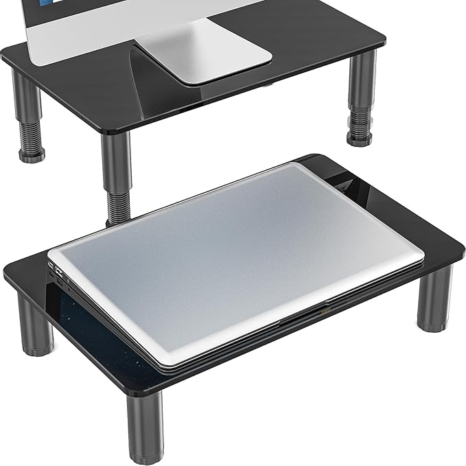 Hemudu 2 Pack Computer Monitor Stand Riser by HEMUDU