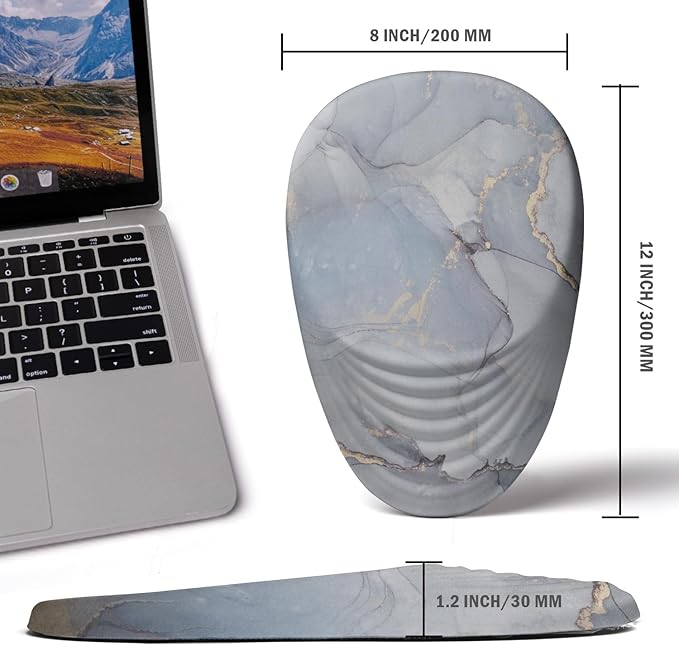 Ergonomic Mouse Pad with Wrist Rest Support, Mousepad Relief Carpal Tunnel Pain - Image 4