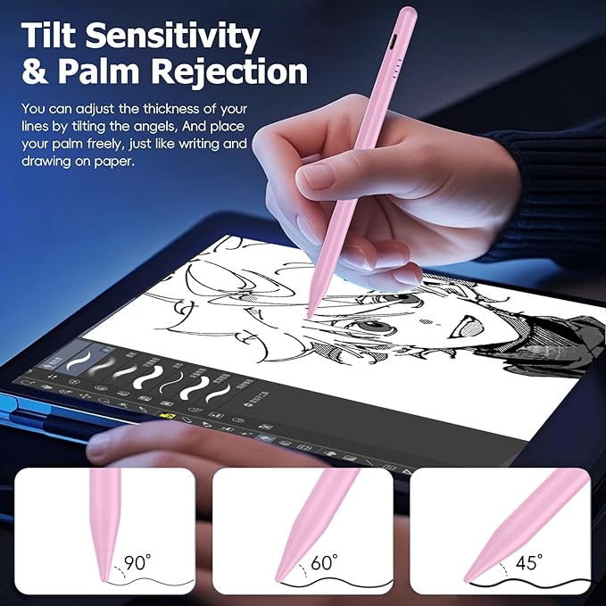 Stylus Pen for iPad, 20 Mins Fast Charge for Pad Pencil - Image 4
