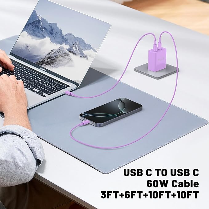 Super Fast Samsung Charger Type C, 45W Dual Port USB C Fast Charger Block & - Image 6