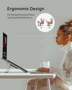 SODI Foldable Laptop Stand for Desk, Lightweight Portable Laptop Stand for - Image 2