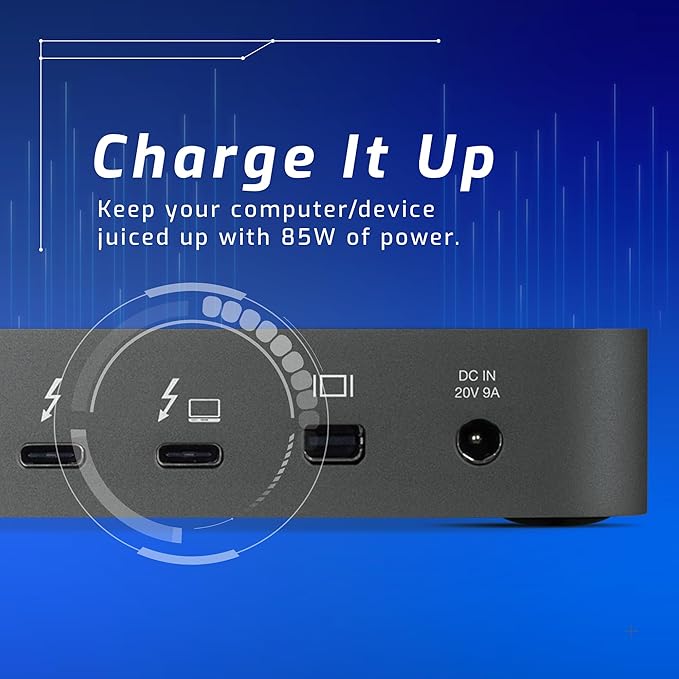 OWC 14-Port Thunderbolt Dock, 85W charging, Thunderbolt 40 Gb/s, USB 3.2 Type-A - Image 3