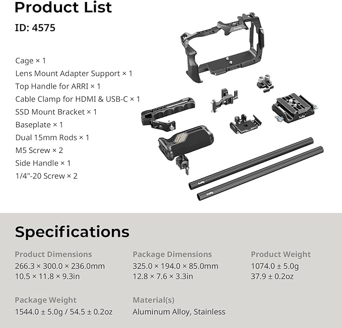SmallRig Camera Cage Advanced Kit - Image 9