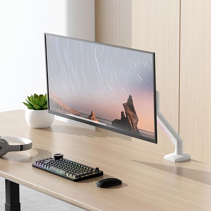 PHOLITEN Single Monitor Arm Fits 13-32 inch, 4.4-19.8lbs Screen, Fully - Image 7