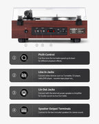 ANGELS HORN Bluetooth Turntable - Image 6