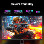 KTC 27'' 280Hz 240Hz Gaming Monitor 1ms GTG 350nits Fast VA 1080P Tilt 126% - Image 6