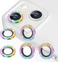 AGVEE 3+3 6 Pack for iPhone 13 6.1" / 13 Mini 5.4" Camera Lens Cover Protector by AGVEE