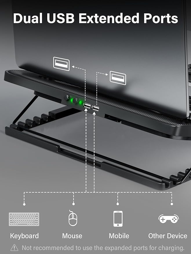 Kootek Laptop Cooling Pad, Laptop Cooler - Image 5