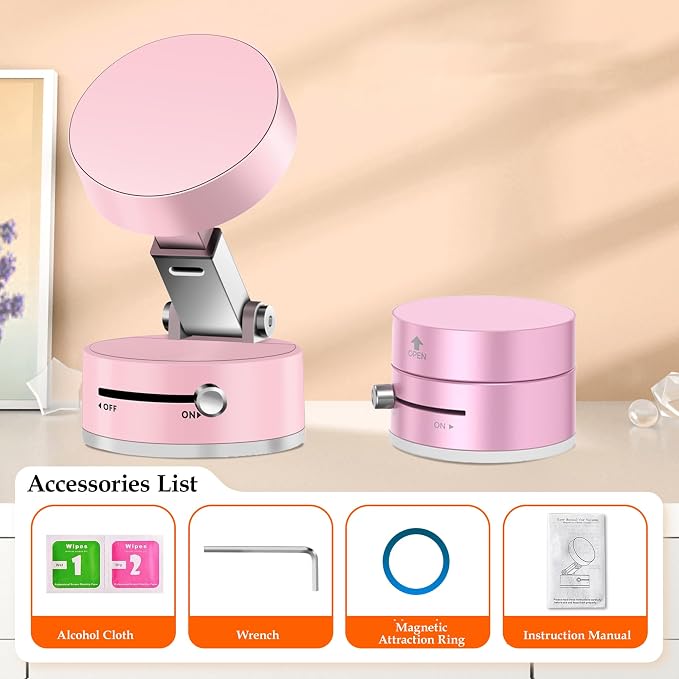 Foldable Vacuum Magnetic Suction Phone Holder, Retractable Magnetic Car Holder - Image 6