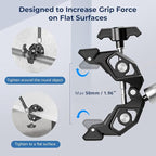 SMALLRIG Magic Arm Clamp Kit, Camera Mount Articulating Friction Arm w Super - Image 3