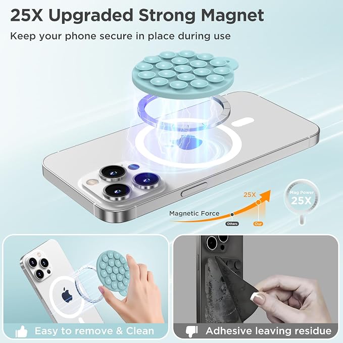 Magnetic Suction Cup Phone Mount - Image 5
