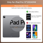 Transparent Case with Keyboard for 2024 iPad Pro 13 inch, iPad Pro 13, 7-Color - Image 2