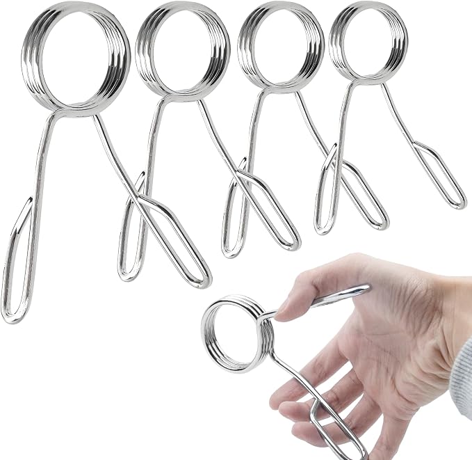 4 Pieces 2 Inch Dumbbell Spring Collars Barbell Clamps Locking Collars Clips by Unknown