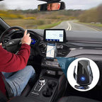 Wireless Car Charger Mount Automotive Electric Induction 15W Fast Charging Auto - Image 2