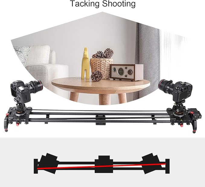 GVM Great Video Maker Camera Motorized Slider, Automatic Round Trip, Time Lapse - Image 10